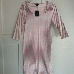 Forever21 bodycon striped dress